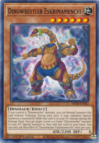 Dinowrestler Eskrimamenchi [MP20-EN052] Común 
