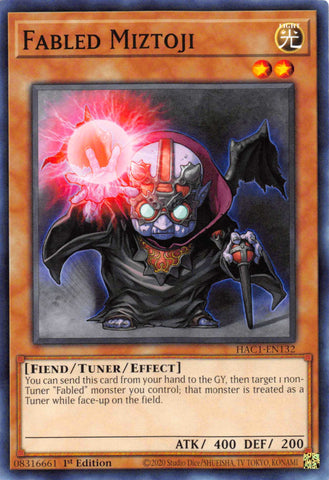 Fabled Miztoji (Duel Terminal) [HAC1-EN132] Paralelo Raro 