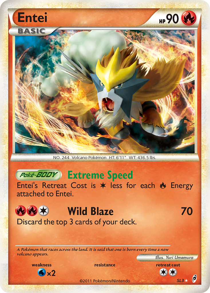 Entei (SL3) [HeartGold y SoulSilver: Call of Legends] 