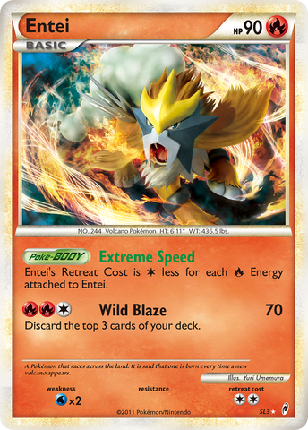 Entei (SL3) [HeartGold y SoulSilver: Call of Legends] 