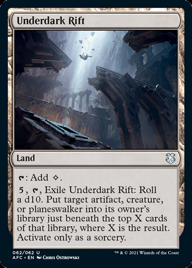Underdark Rift [Dragones y Mazmorras: Aventuras en los Reinos Olvidados Commander] 