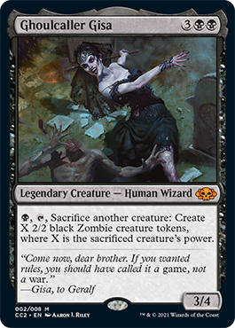Ghoulcaller Gisa [Colección Commander: Negro] 