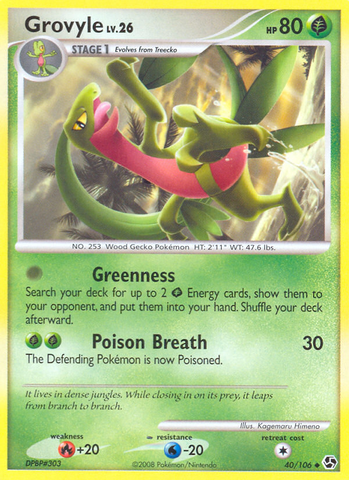 Grovyle (40/106) [Diamante y Perla: Grandes encuentros] 