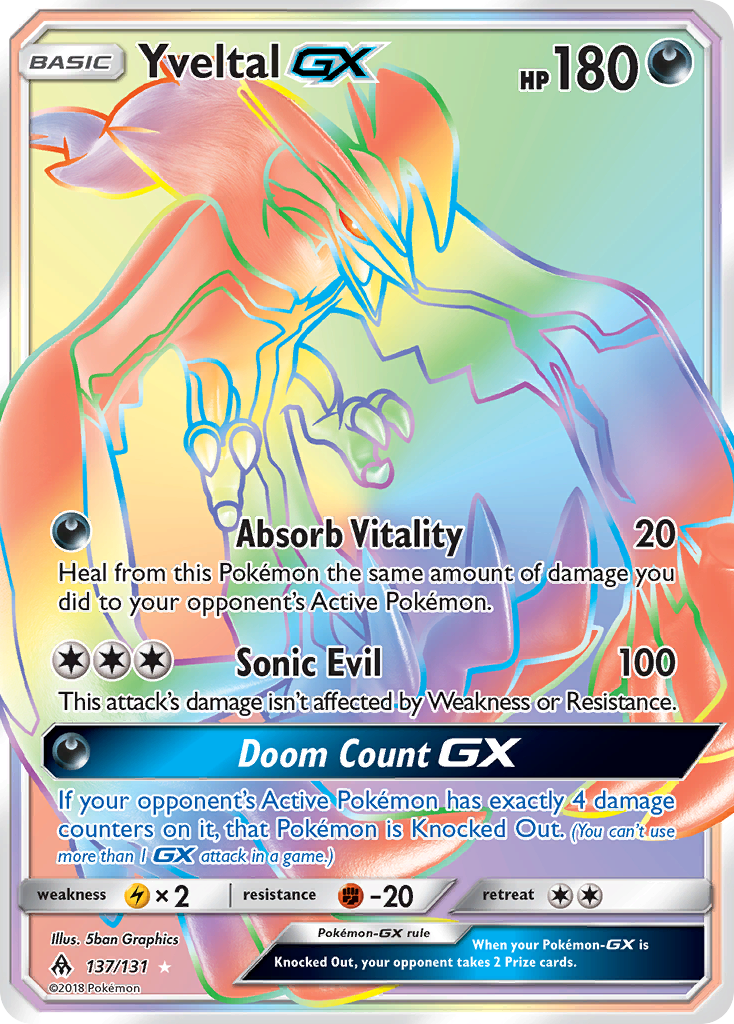 Yveltal GX (137/131) [Sol y Luna: Luz Prohibida] 