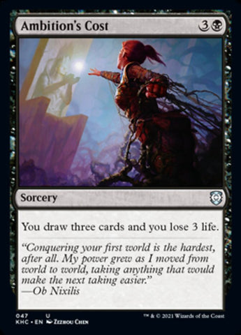 El costo de la ambición [Kaldheim Commander] 