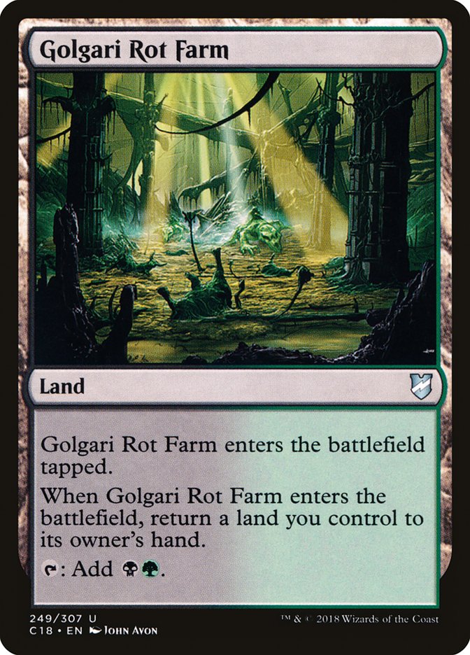Granja de podredumbre Golgari [Comandante 2018] 
