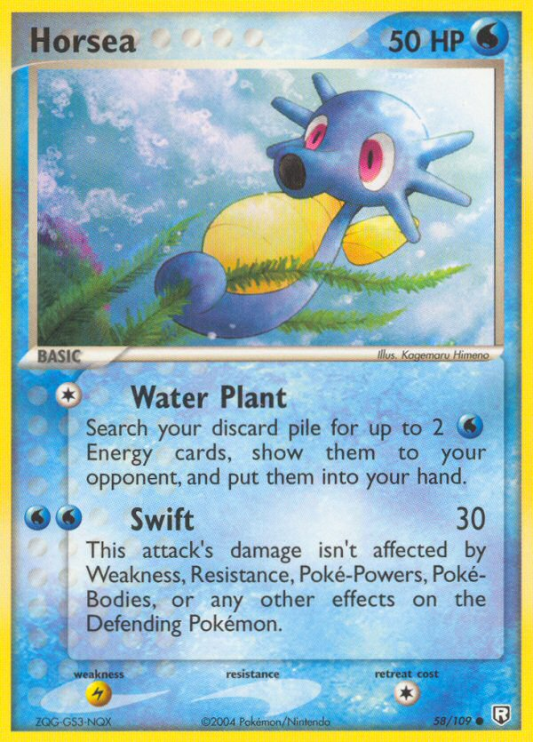 Horsea (58/109) [EX: El regreso del Equipo Rocket] 