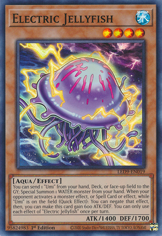 Medusa Eléctrica [LED9-EN019] Súper Rara 