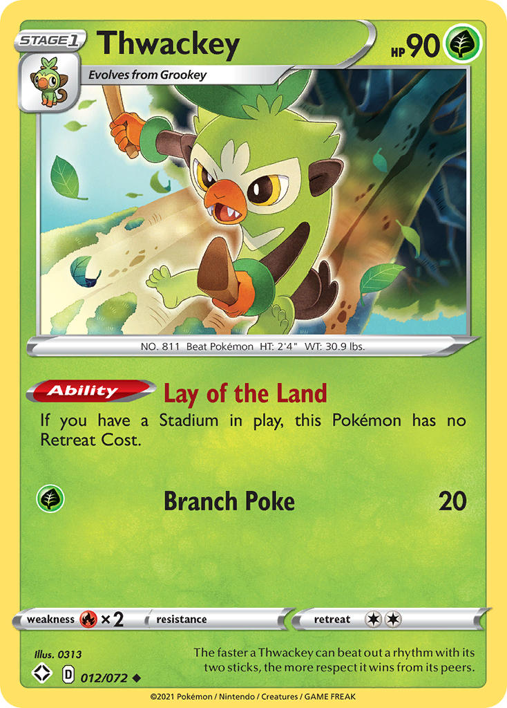 Thwackey (012/072) [Espada y escudo: Destinos brillantes] 