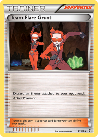 Team Flare Grunt (73/83) [XY: Generaciones] 