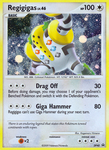 Regigigas (DP40) [Diamante y Perla: Promociones Black Star] 