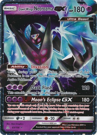 Dawn Wings Necrozma GX (63/156) (Tarjeta Jumbo) [Sol y Luna: Ultra Prisma] 