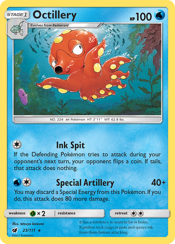 Octillery (23/111) [Sol y Luna: Invasión Carmesí] 