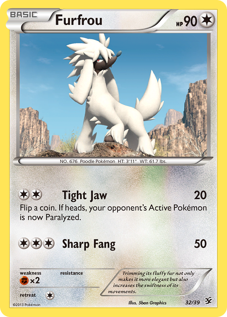 Furfrou (32/39) [XY: Conjunto inicial de Kalos] 