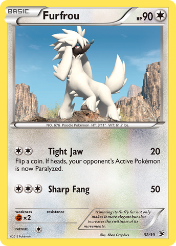 Furfrou (32/39) [XY: Conjunto inicial de Kalos] 