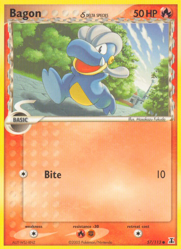 Bagon (57/113) (Especie delta) [EX: Especie delta] 