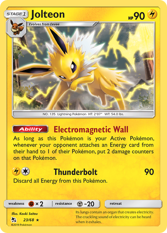 Jolteon (23/68) [Sol y Luna: Destinos ocultos] 