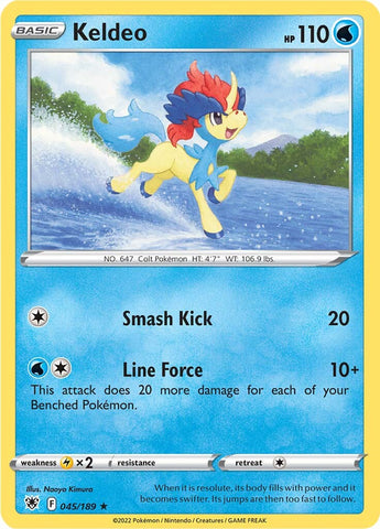 Keldeo (045/189) [Espada y escudo: Resplandor astral] 