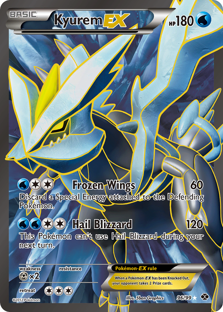 Kyurem EX (96/99) [Blanco y negro: Próximos destinos] 