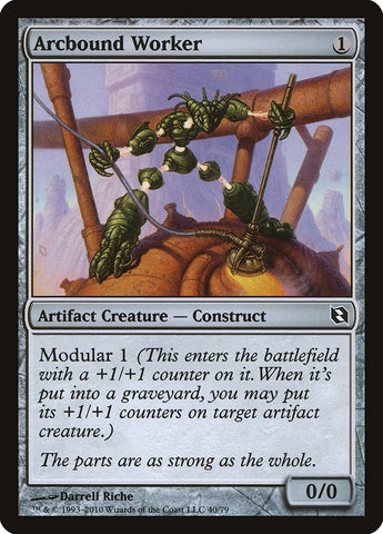Trabajador Arcbound [Mazos de duelo: Elspeth vs. Tezzeret] 
