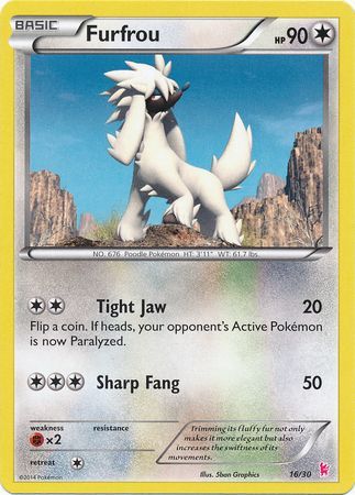Furfrou (16/30) [XY: Kit de entrenador - Sylveon] 