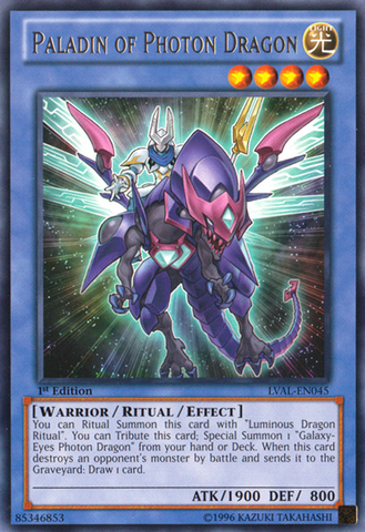 Paladín del Dragón Fotónico [LVAL-EN045] Raro 