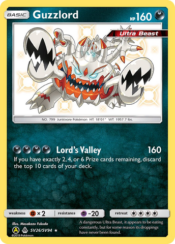 Guzzlord (SV26/SV94) [Sol y Luna: Destinos Ocultos - Bóveda Brillante] 
