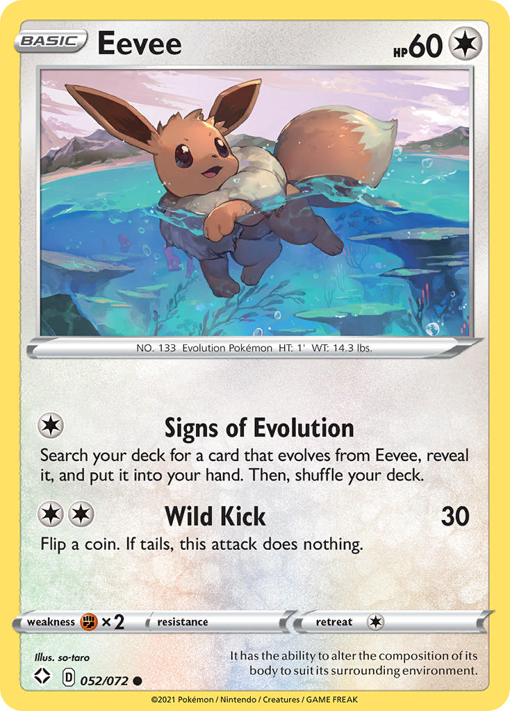 Eevee (052/072) [Espada y escudo: Destinos brillantes] 