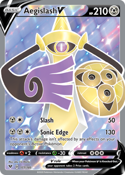 Aegislash V (177/185) [Espada y escudo: voltaje vivo] 