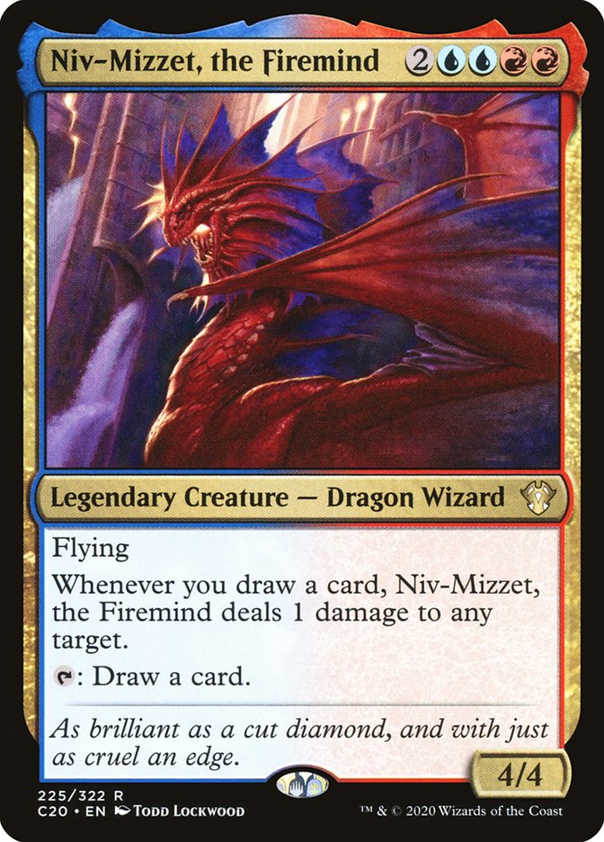 Niv-Mizzet, la Mente de Fuego [Comandante 2020] 
