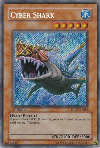 Tiburón Cibernético [TDGS-EN086] Secreto Raro 