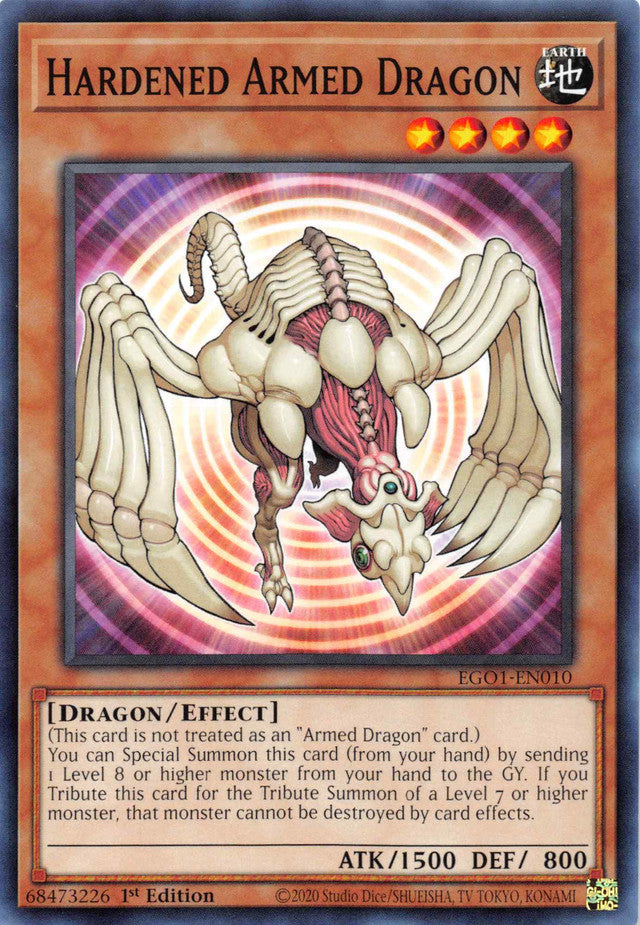 Dragón armado endurecido [EGO1-EN010] Común 