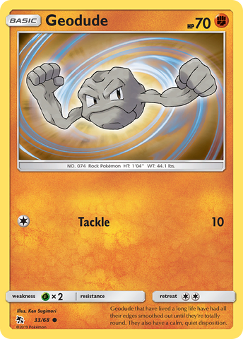 Geodude (33/68) [Sol y Luna: Destinos ocultos] 