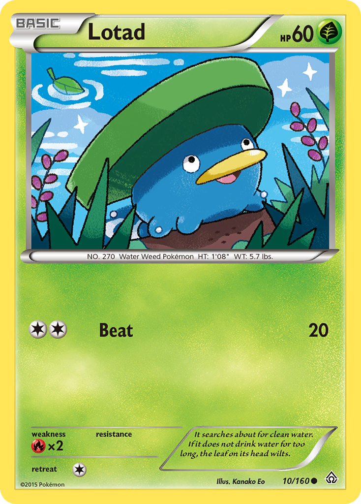 Lotad (10/160) [XY: Choque primigenio] 