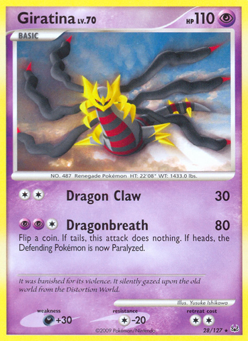 Giratina (28/127) [Platino: Juego básico] 
