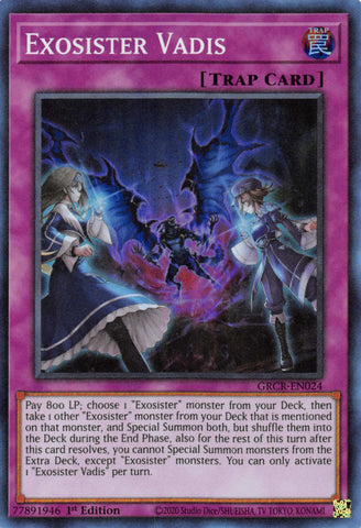 Exosister Vadis [GRCR-EN024] Súper Raro 