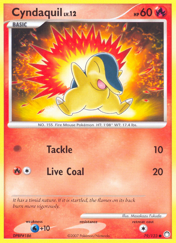 Cyndaquil (79/123) [Diamante y perla: tesoros misteriosos] 