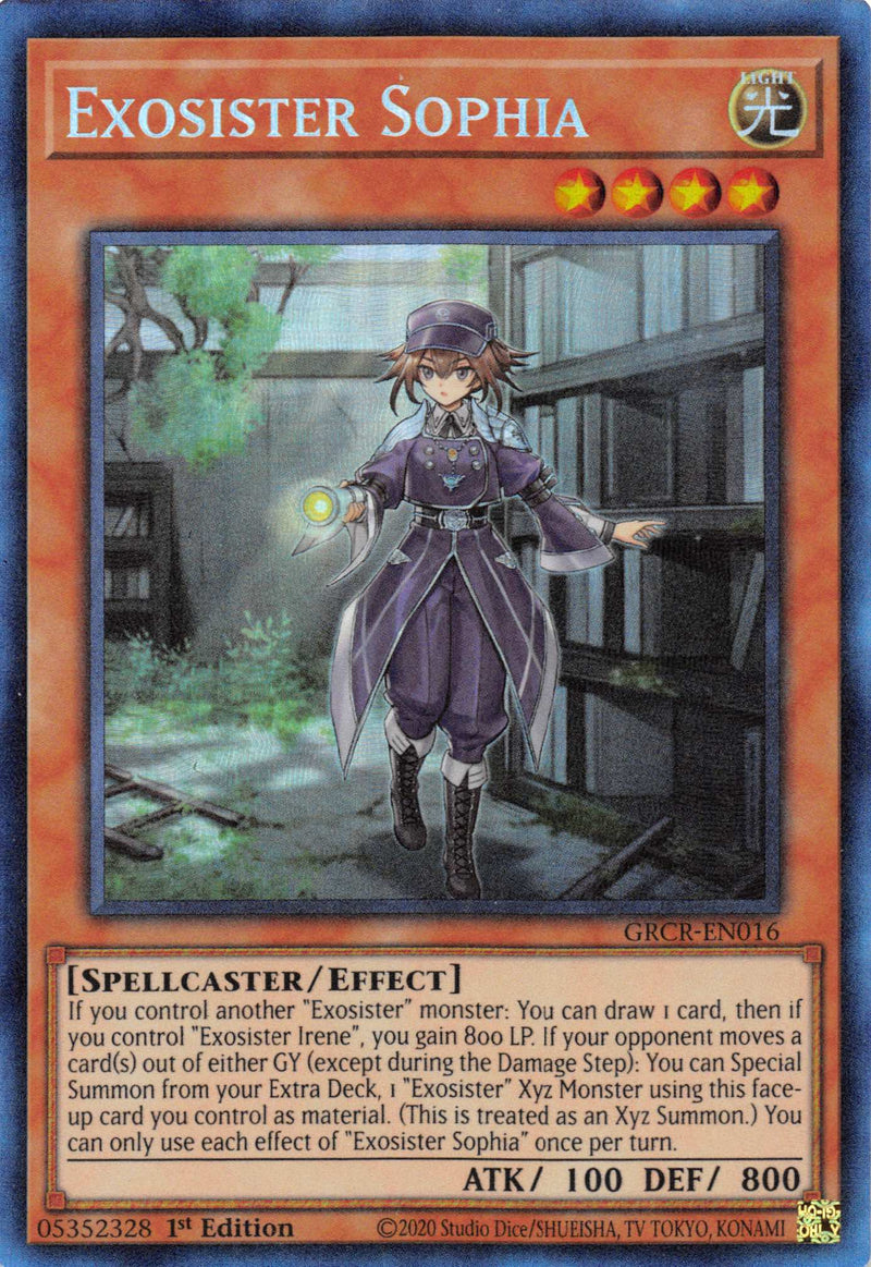 Exosister Sophia [GRCR-EN016] Raro de coleccionista 