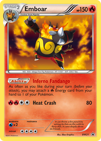 Emboar (BW21) [Blanco y negro: Promociones de Black Star] 