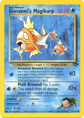 Magikarp de Giovanni (73/132) [Gym Challenge Unlimited] 
