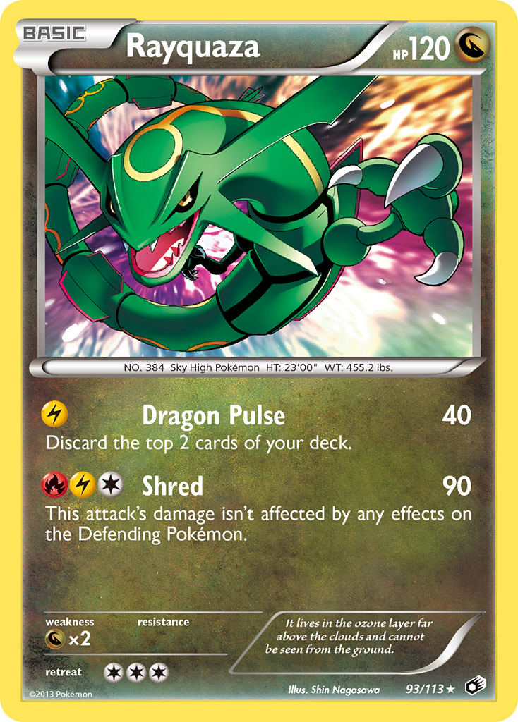 Rayquaza (93/113) [Blanco y negro: Tesoros legendarios] 