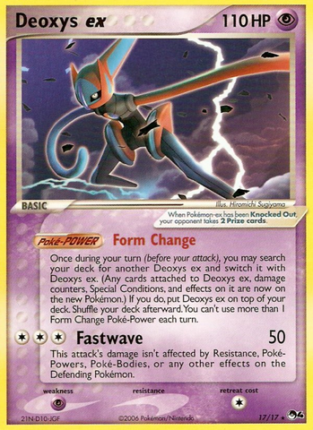 Deoxys ex (17/17) [Serie POP 4] 