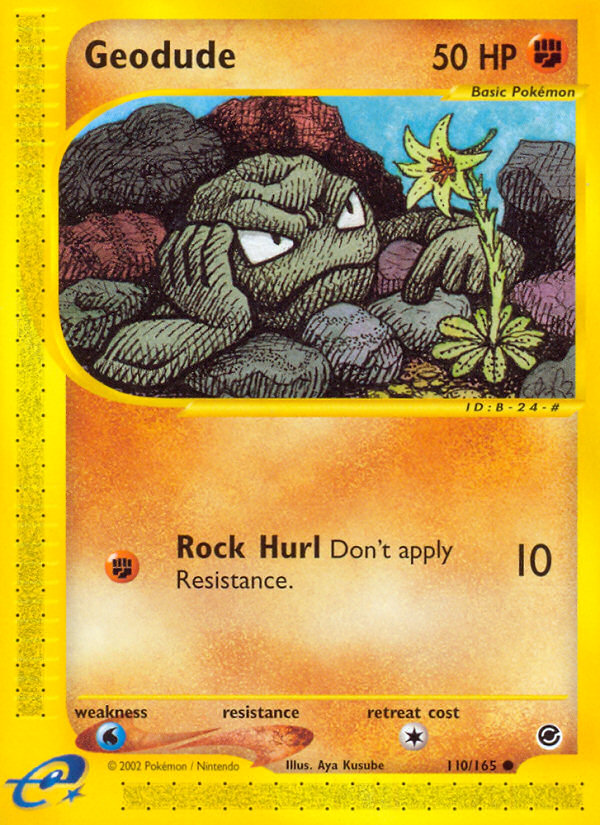 Geodude (110/165) [Expedición: Conjunto básico] 