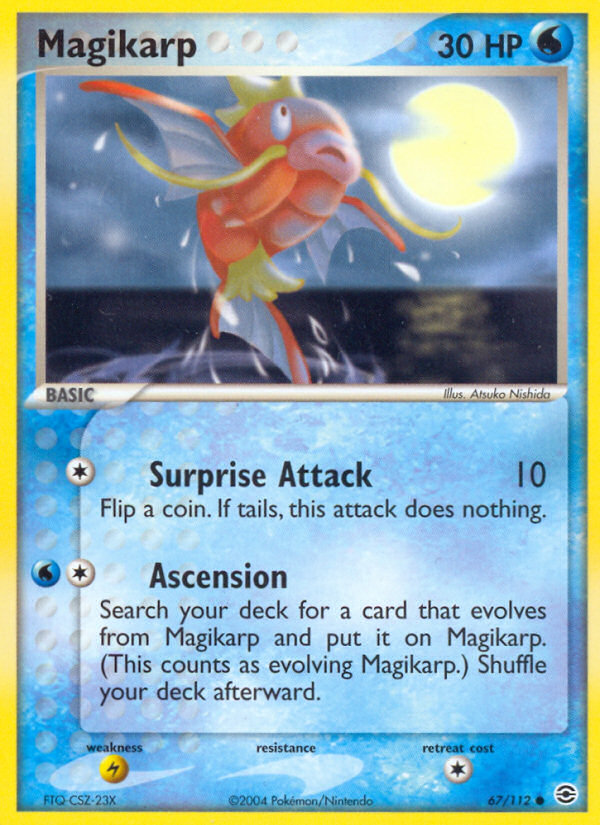 Magikarp (67/112) [EX: Rojo fuego y verde hoja] 