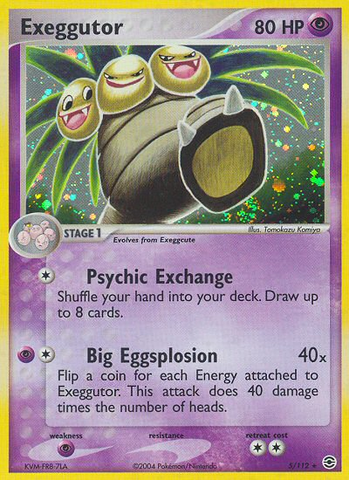 Exeggutor (5/112) [EX: Rojo fuego y verde hoja] 
