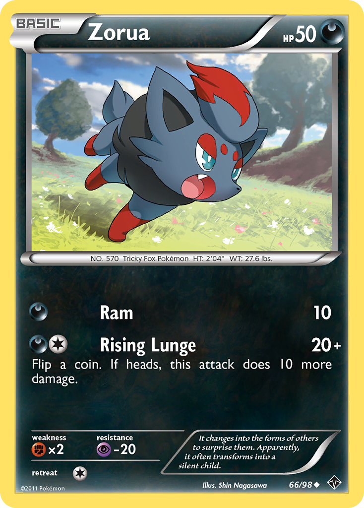 Zorua (66/98) [Blanco y negro: potencias emergentes] 