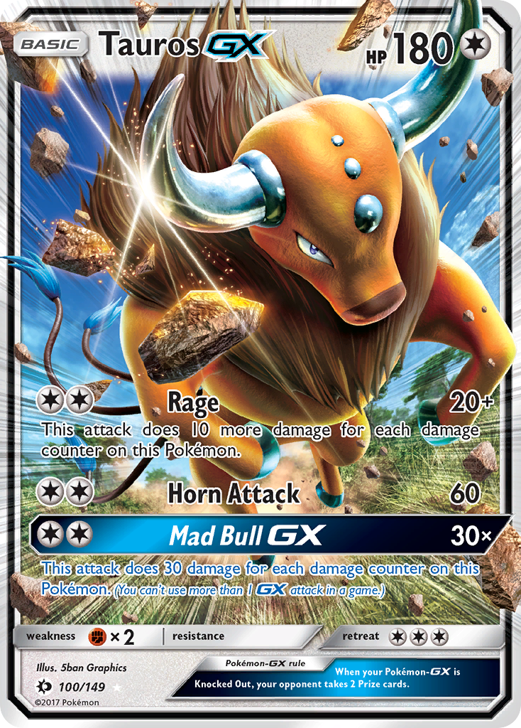 Tauros GX (100/149) [Sol y Luna: Conjunto básico] 