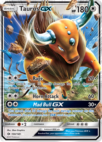 Tauros GX (100/149) [Sol y Luna: Conjunto básico] 