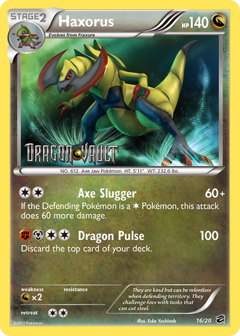 Haxorus (16/20) [Blanco y negro: Dragon Vault] 