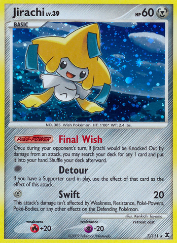 Jirachi (7/111) [Platino: Rivales en ascenso] 
